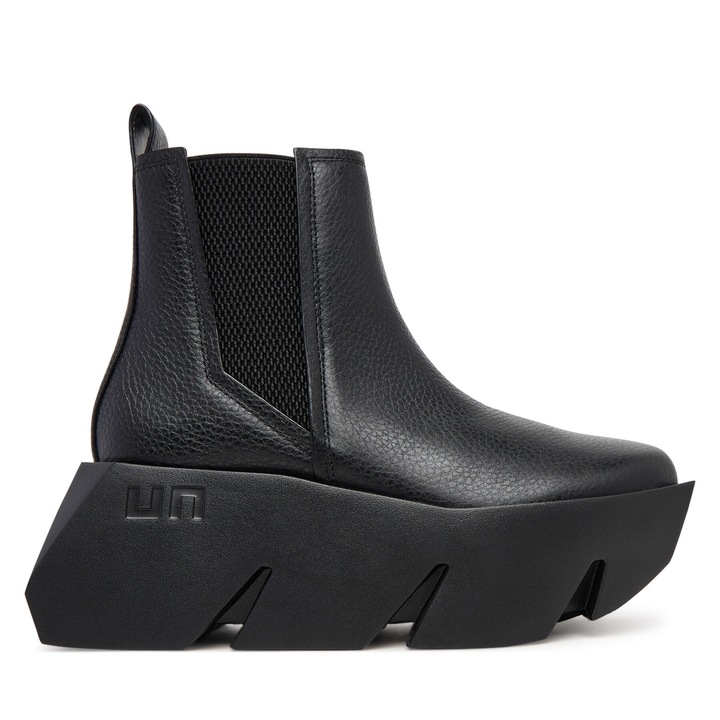 Botine dama, United Nude, Piele naturala, Negru 1096056, 41 EU