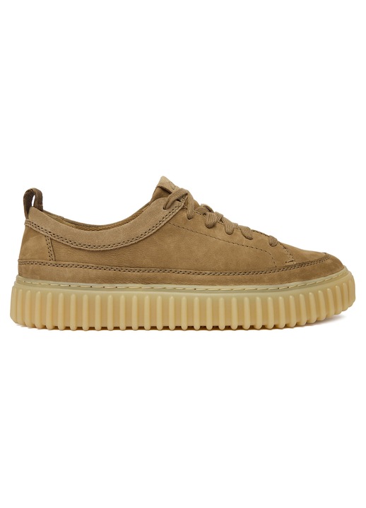 Tenisi barbati Clarks, Torhill Lace, piele naturala, maro