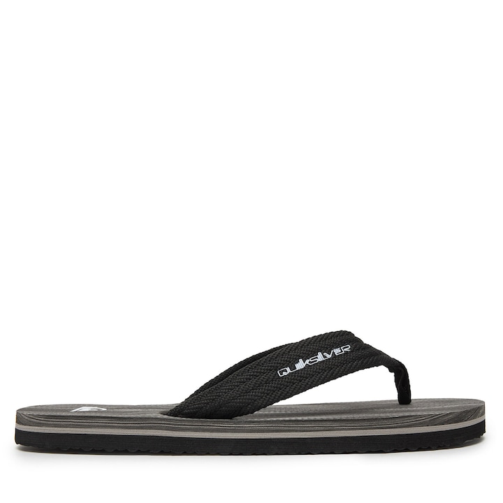Slapi barbati Quiksilver, negri, textil