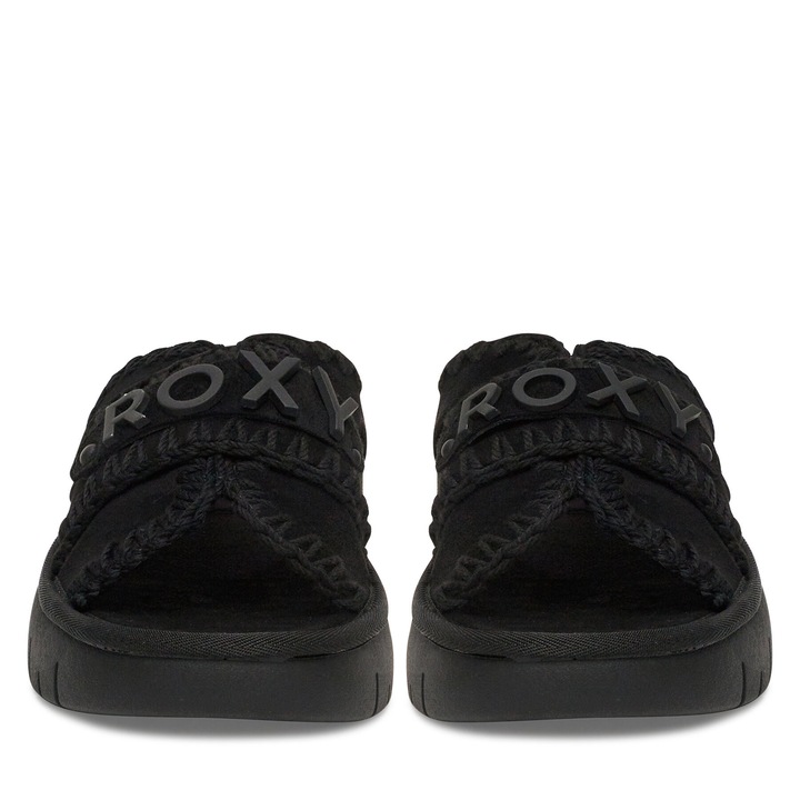 Papuci dama, Roxy, textil, negru