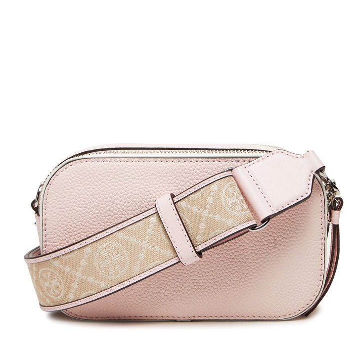 Női táska Tory Burch, Halvány rózsaszín, természetes bőr