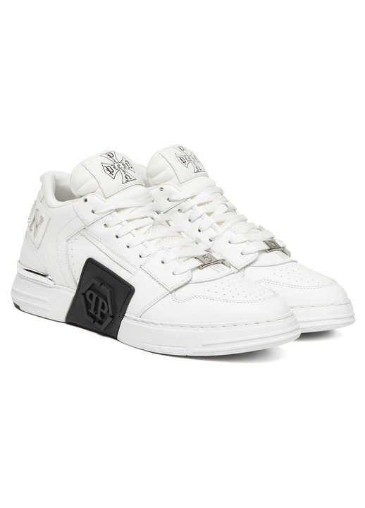 Philipp Plein bőr sportcipő, Fehér