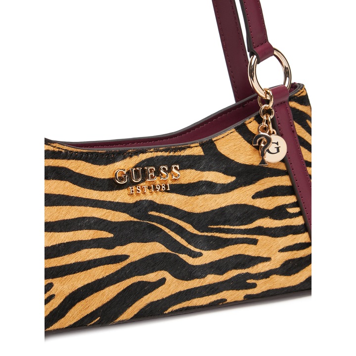 Guess BZE HWZG75 29180 női táska, természetes bőr, meghatározatlan színű