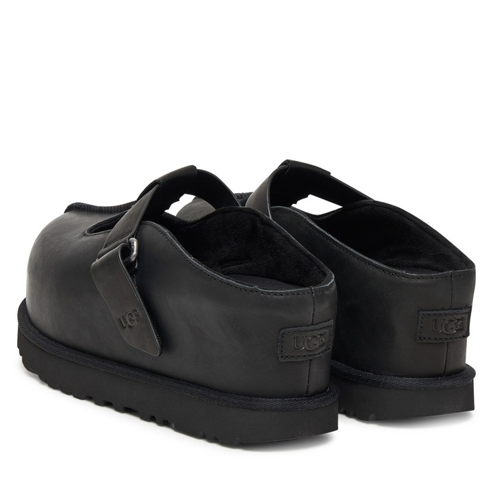 Дамски сабо UGG, естествена кожа, черен цвят, модел Goldenstar Hi Clog, 41 EU