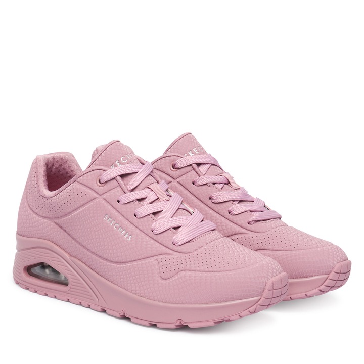 Tenisi dama, Skechers, Mauve Uno, piele ecologica, roz, 38 EU