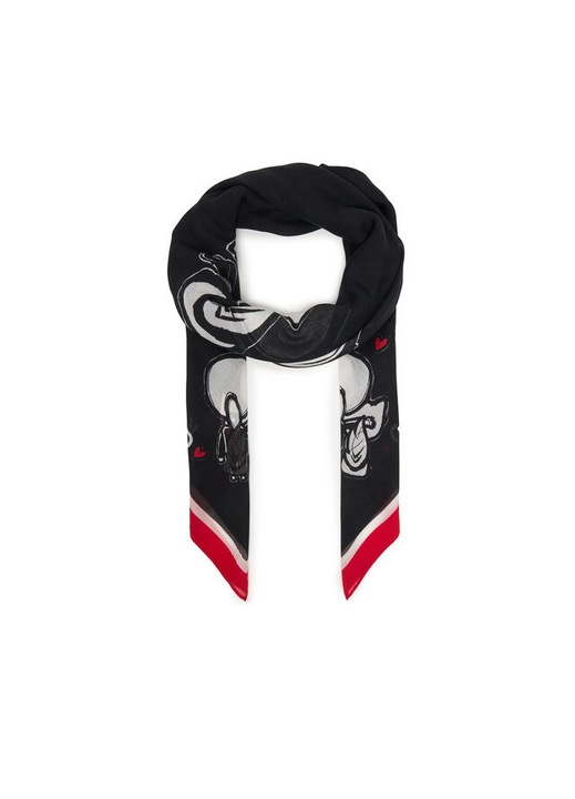 Sal dama Karl Lagerfeld, negru, 999, material sintetic