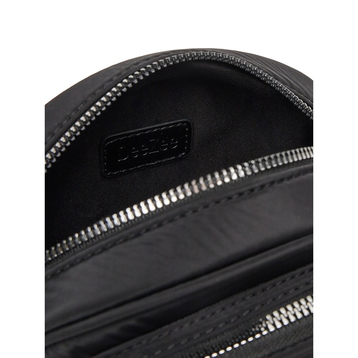 Дамска чанта Deezee, модел DZE-S-001-07, черна, от текстилен материал