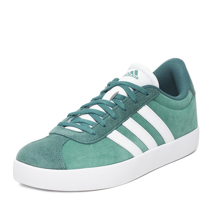 Női teniszcipő, Adidas VL COURT 3.0 K JS349, természetes bőr, zöld