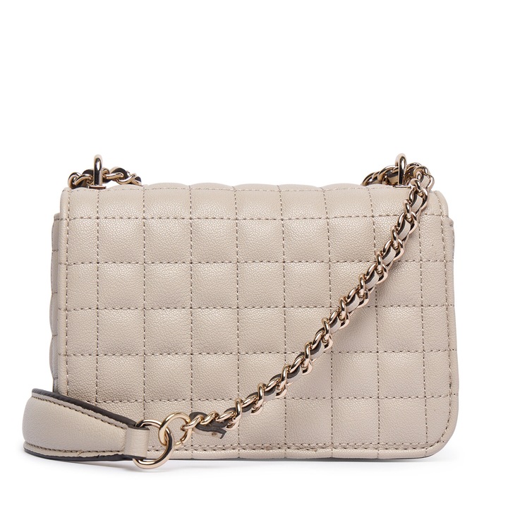 Geanta dama Guess Nadira Mini, culoare Light Taupe, din piele ecologica