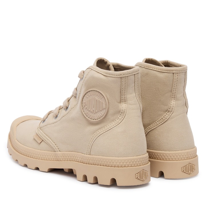 Ghete dama, Palladium, tesatura, bej