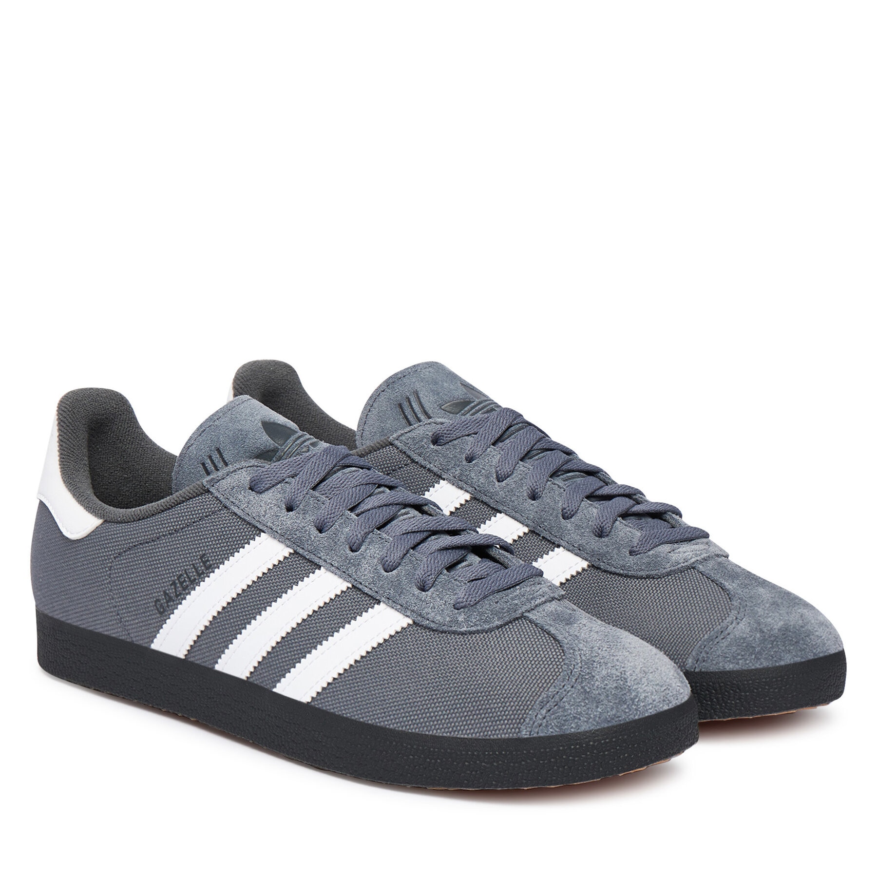 Tenisi barbati Adidas Gazelle, piele naturala, gri, 40 2/3 EU - eMAG.ro