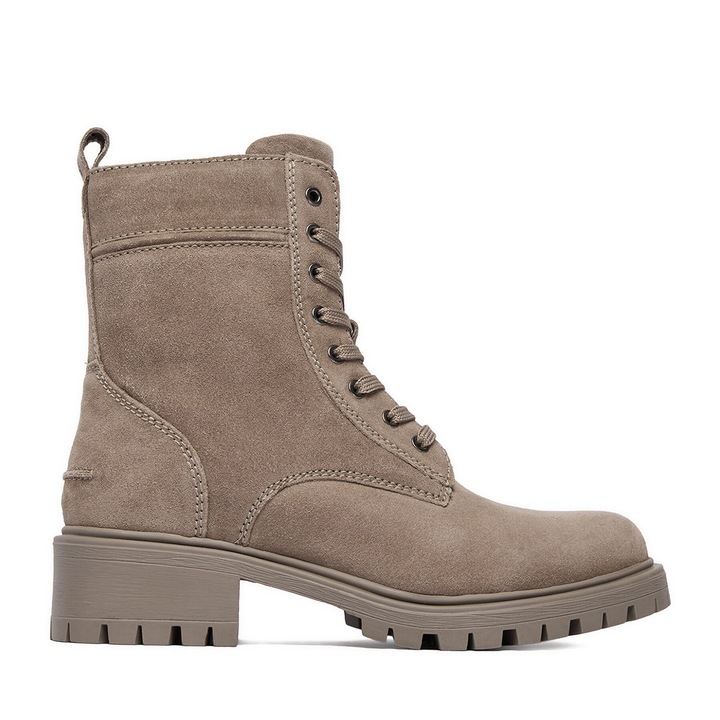 Дамски боти Lasocki, естествена кожа, бежови, Бежов