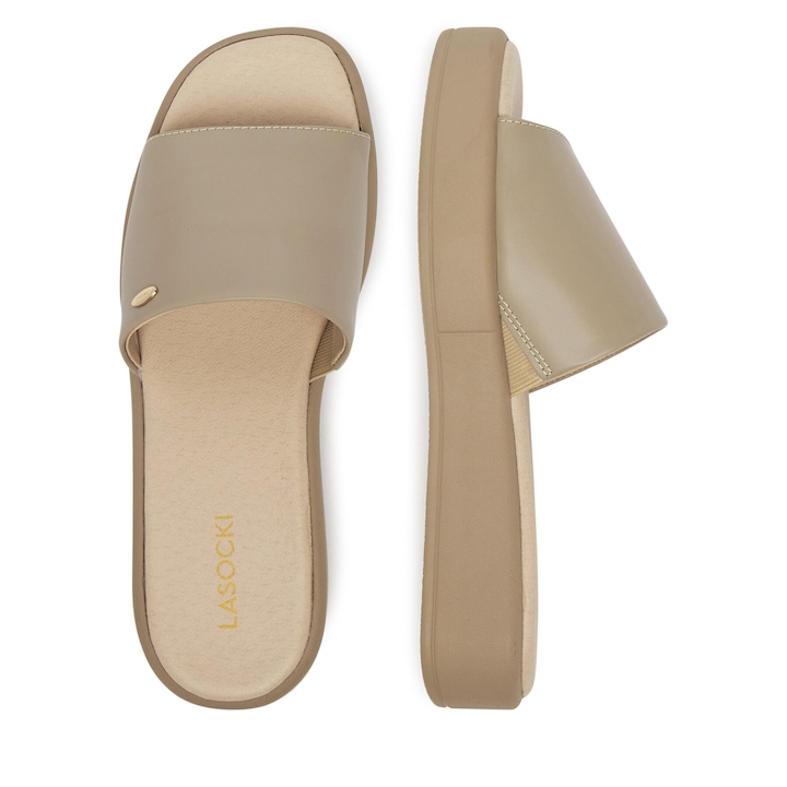 dama, Lasocki, bej, piele naturala, Bej, 38