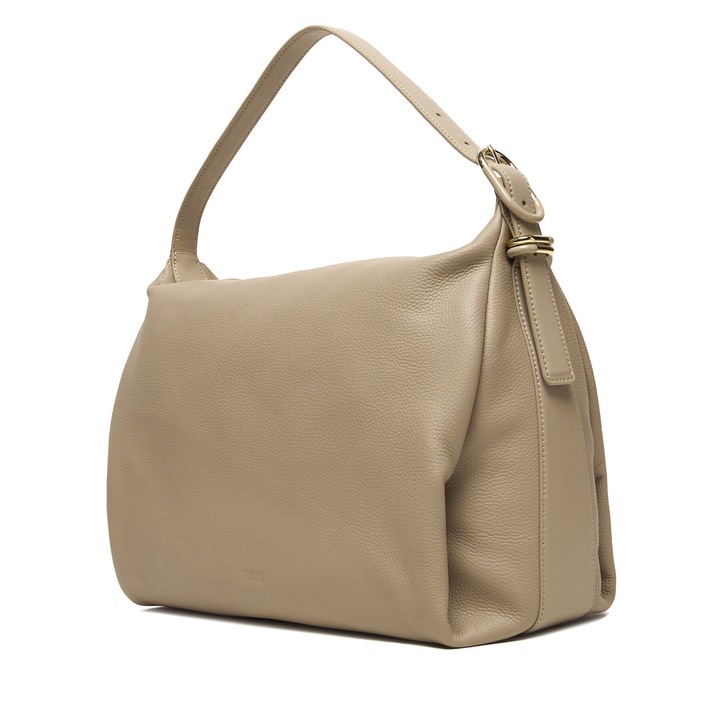 Tous női táska taupe színű természetes bőrből, modell 2002308644