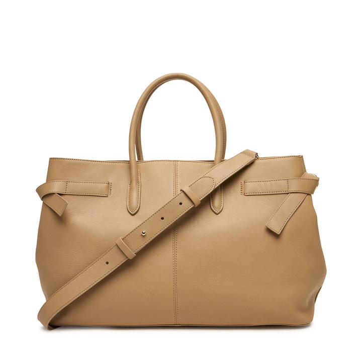 Női táska Patrizia Pepe Winter Sand, természetes bőr, 8B0270 L162 B775