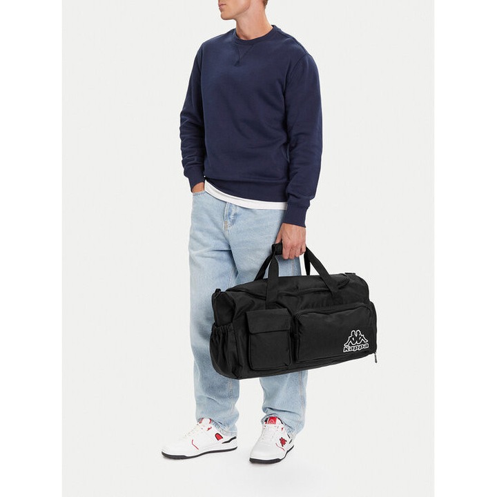 Kappa utazótáska, férfi, fekete, 30x45cm