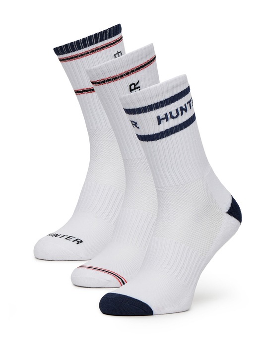 Sosete barbati Hunter, lungi, albe