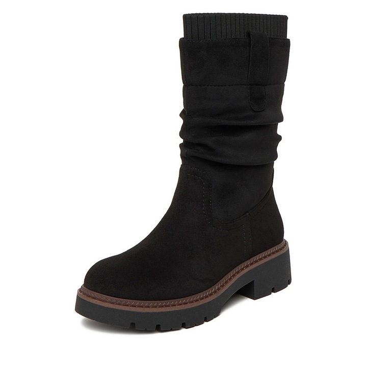 Botine dama CEO-WS6332-01, Clara Barson, Textil, Negru