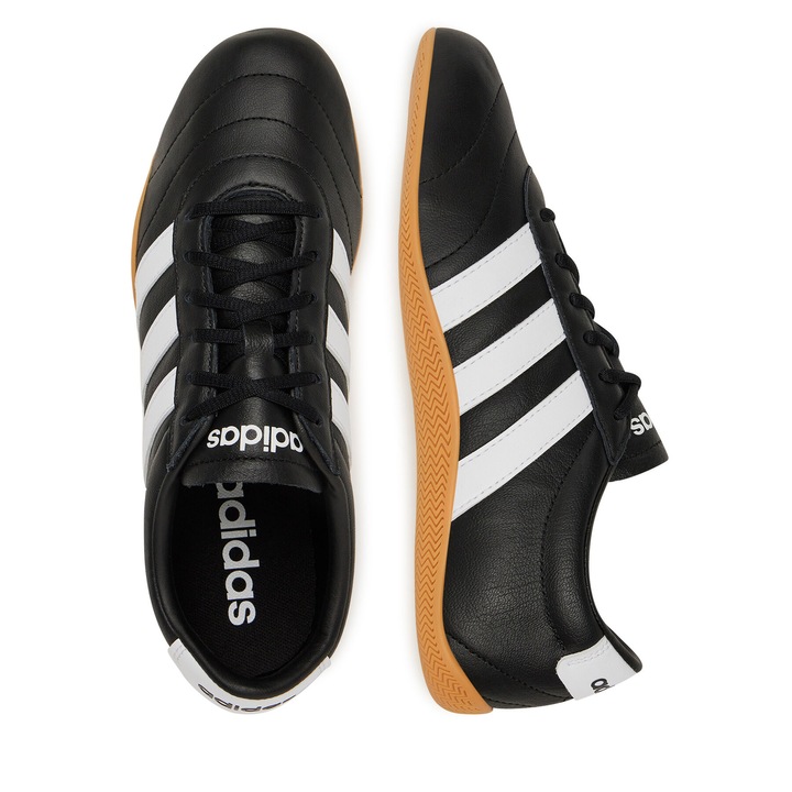 Tenisi dama Adidas, piele naturala, Alb/Negru