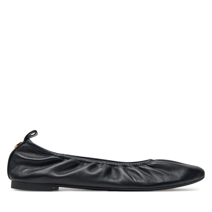 Дамски балеринки, Tory Burch, естествена кожа, черни, 36 EU