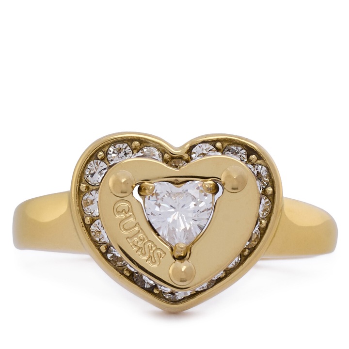 Inel dama Guess YG JUBR05 552JW, material plastic, bijuterii dama