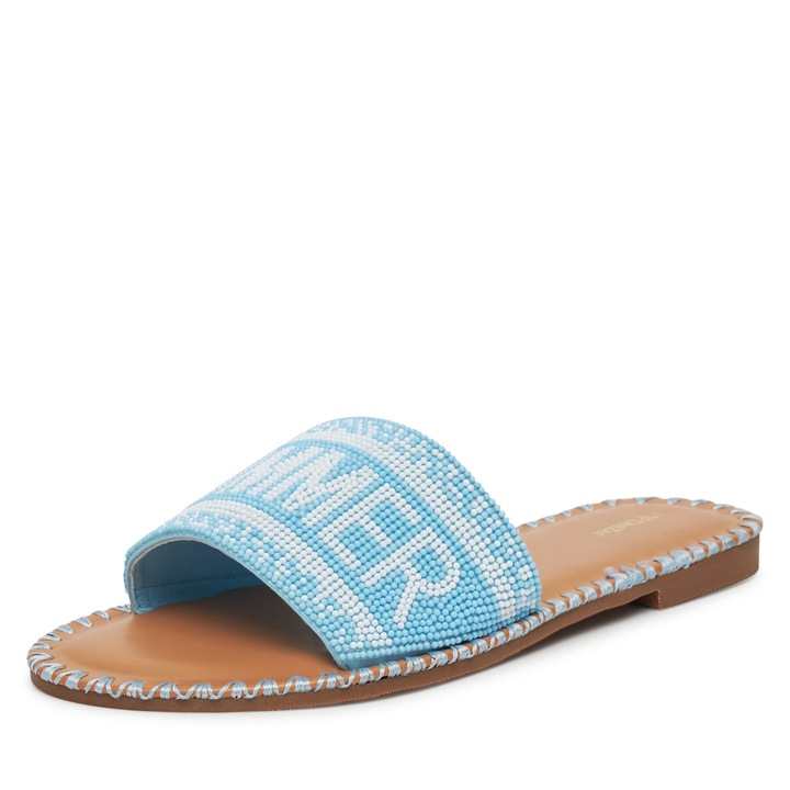 Papuci dama, DeeZee, E3316-1, albastri