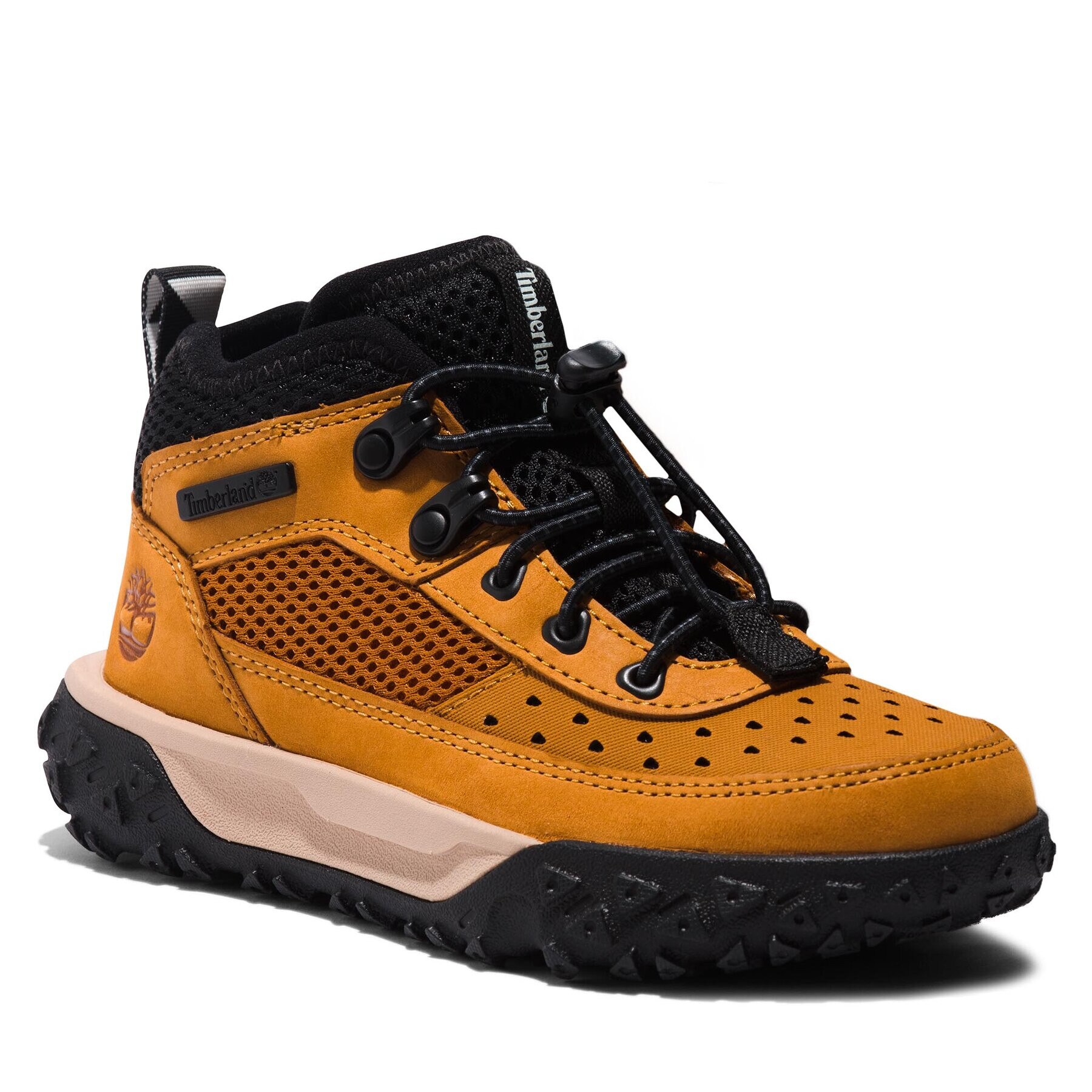 Bocanci unisex, Timberland, piele naturala, maro, ventilatie