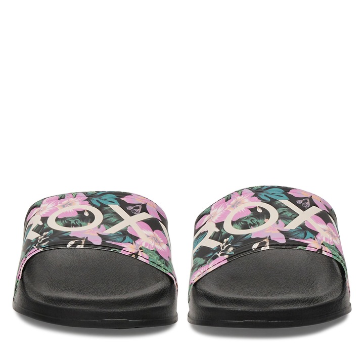 Slapi dama, Roxy, plastic, negru, EU, 40 EU