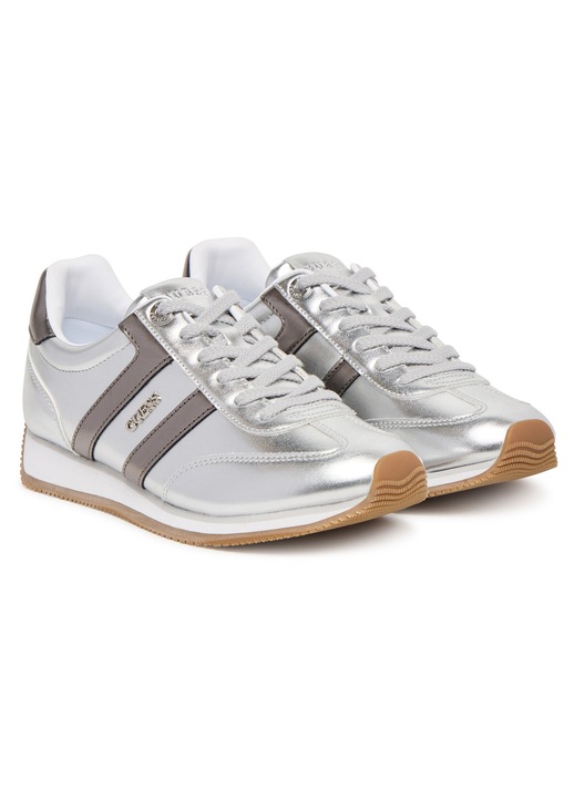 Tenisi dama Guess Silve FLTSAP LEM12, piele ecologica, argintiu
