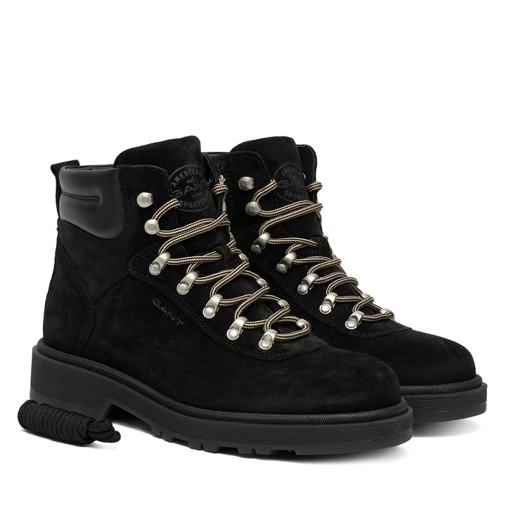 Genti dama Gant trapery, piele naturala, negru, model G00 31543079