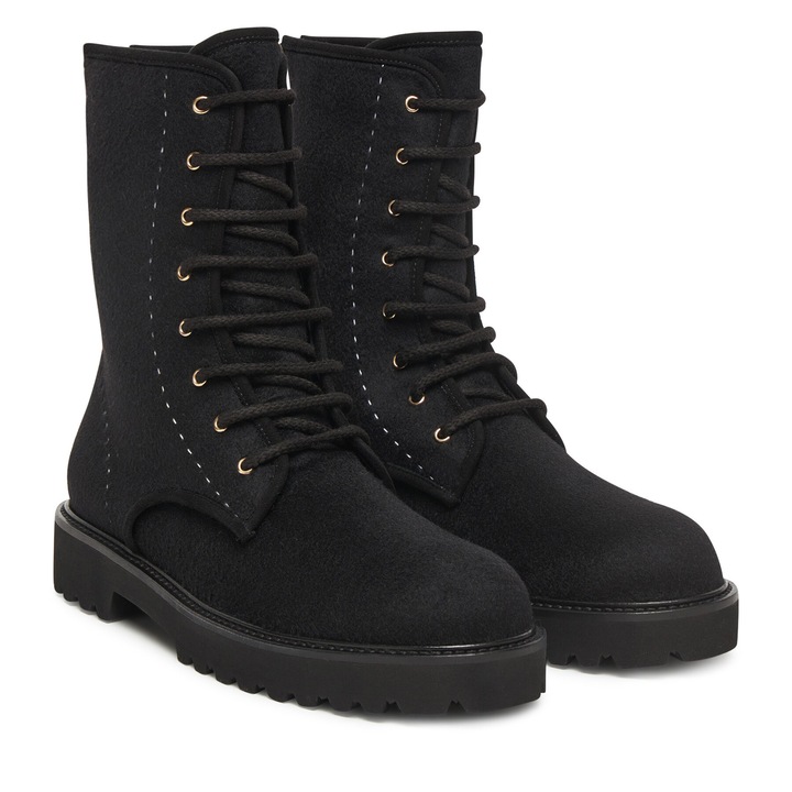 Bocanci dama 252479601, Max Mara, Textil, Negru