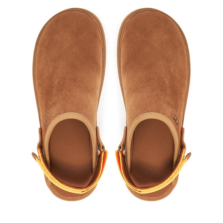 Férfi papucs UGG Goldencoast Clog I, természetes bőr, barna