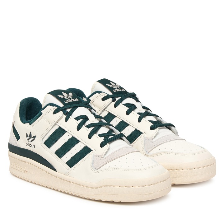 Мъжки кецове, Adidas, естествена кожа, бял, 40 EU