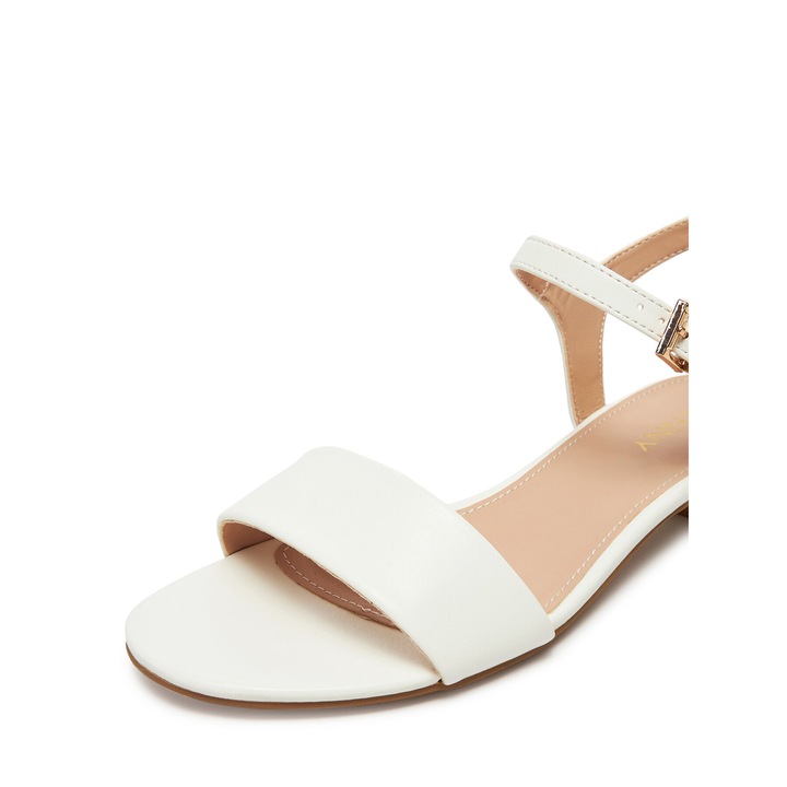 Sandale dama, JENNY, model Jenny, alb