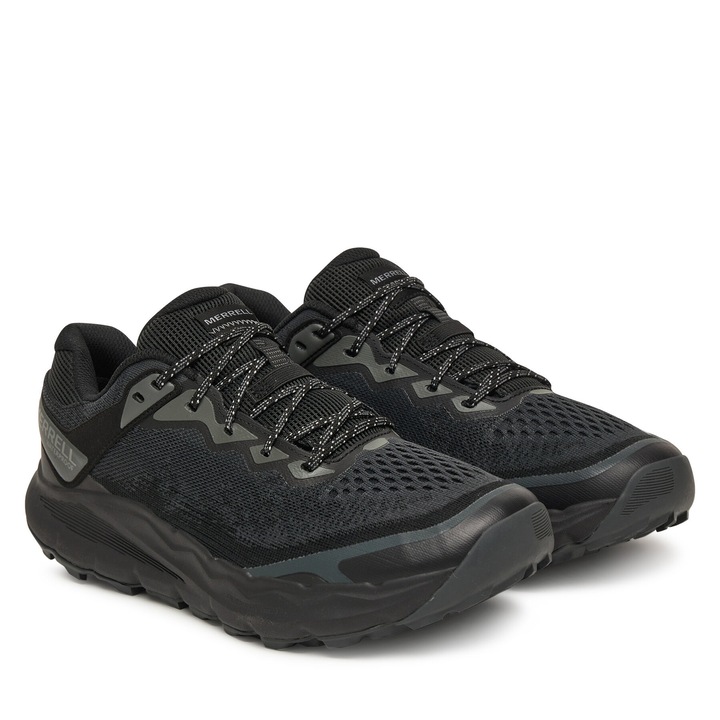 Adidasi Merrell barbati, Black Nova 4, impermeabili, negru, textil, 42 EU