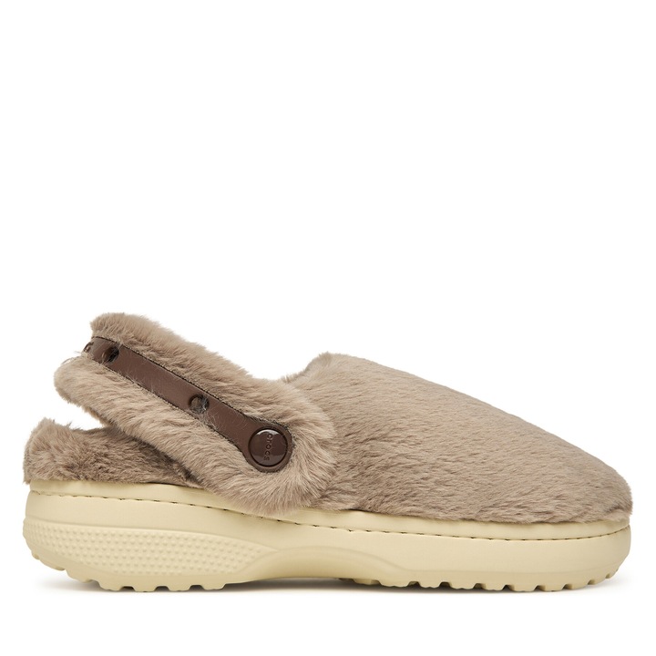 Papuci dama Crocs Mushroom 195, clasic, maro