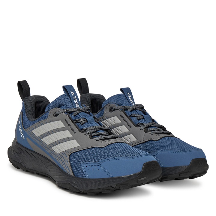 Pantofi sport barbati, Adidas, Wonste/Grethr/Carbon, trekking, bleumarin, textil, 48 EU