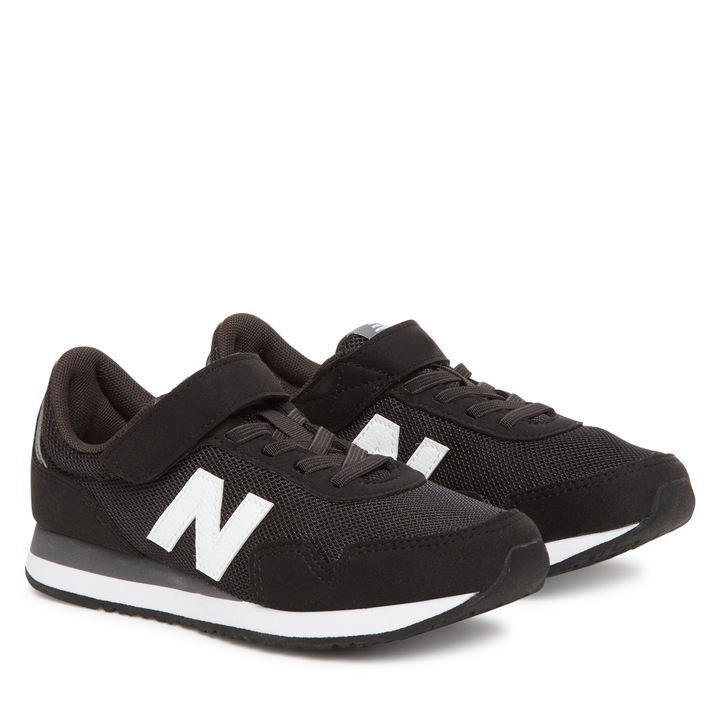 Pantofi copii, New Balance, Baieti, negru, tesatura