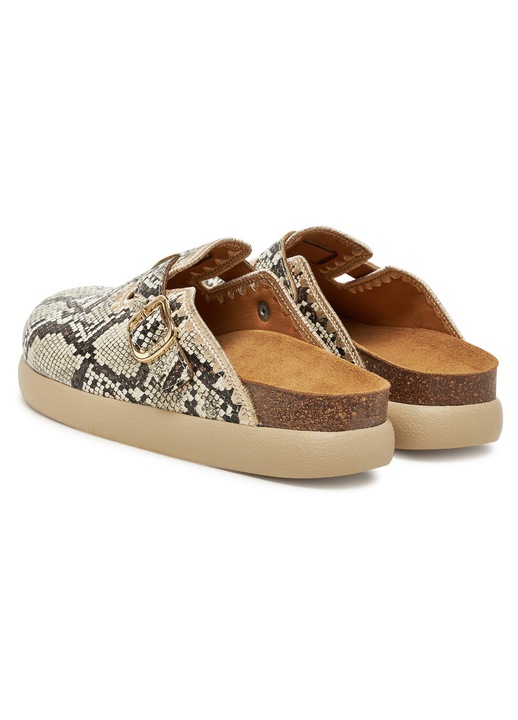 Női klumpa, Scholl, Noelle Chunky modell, ökológiai bőr, törtfehér