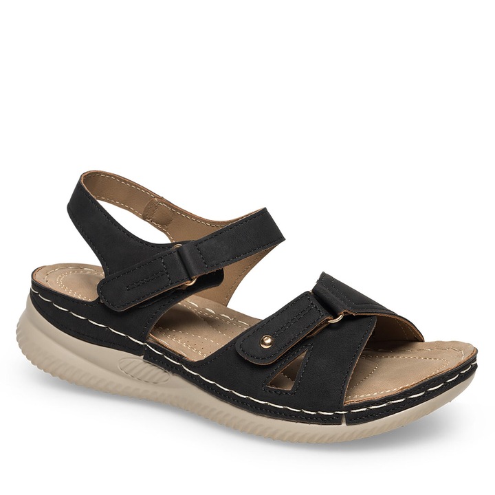 Sandale dama, Clara Barsondwqf, Negru