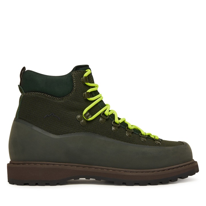 Ghete Diemme barbati, verde, textil, Verde