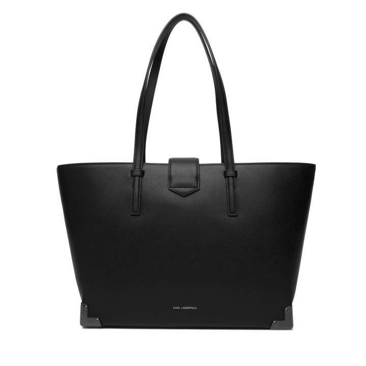 Karl Lagerfeld Black-Nickel női táska, természetes bőr, 1AV B1W30120