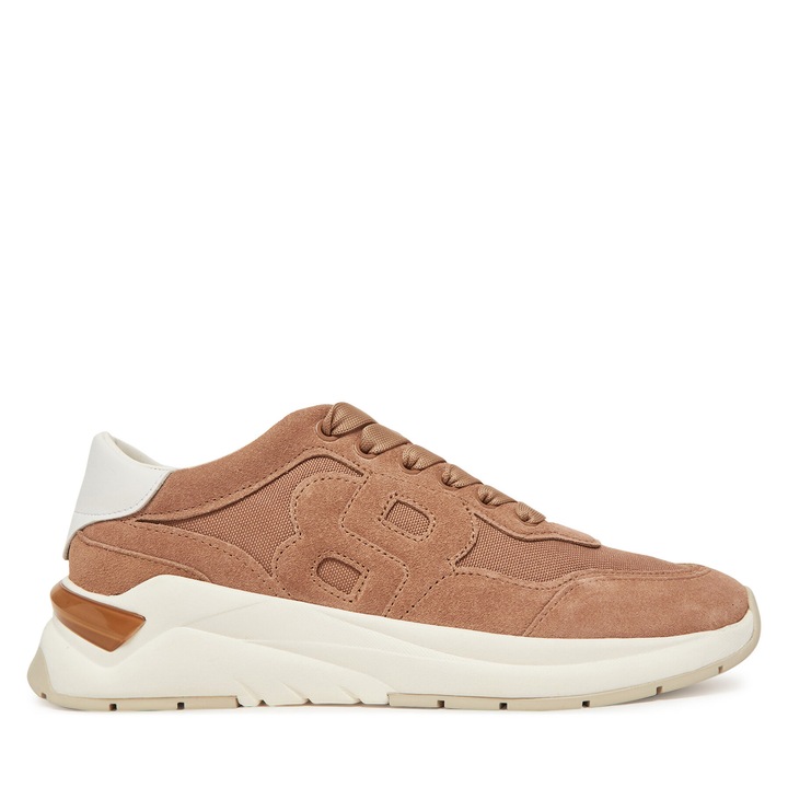 Tenisi dama BOSS Skylar Runn 50541600, piele naturala, bej, 41 EU