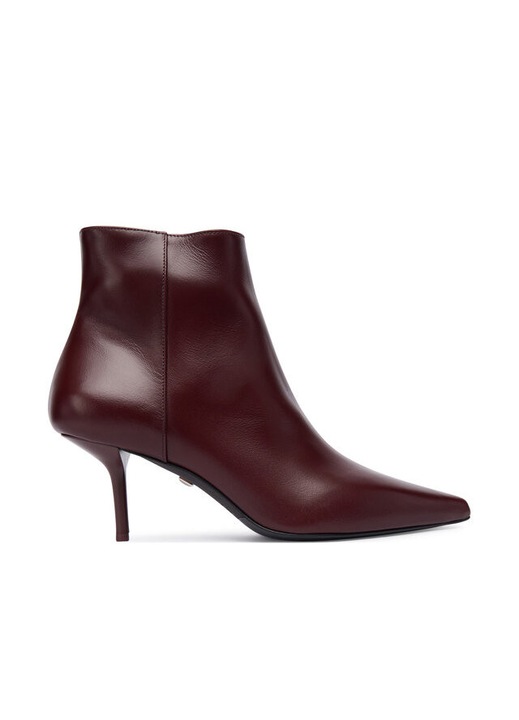 Botine dama 2524796011600, Max Mera, Piele naturala, Bordeaux, 36 EU