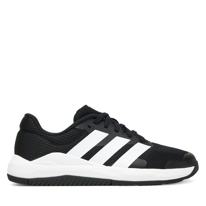 Pantofi sport dama adidas, model Dropset Base, negru alb tesatura