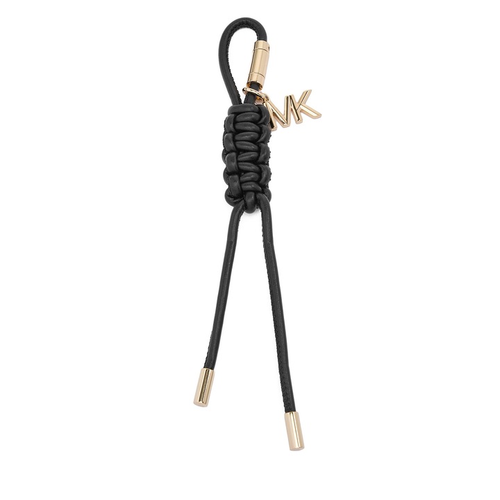 Michael Kors kulcstartó, fekete, természetes bőr