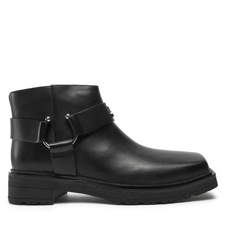 Botine dama 2Y0032/L078-K103, Patrizia Pepe, piele naturala, negru