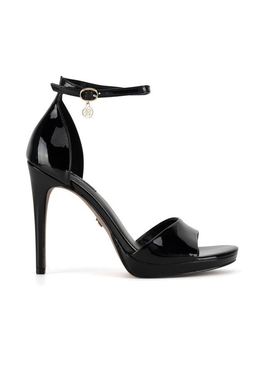 Női magassarkú szandál, Nine West, Fekete