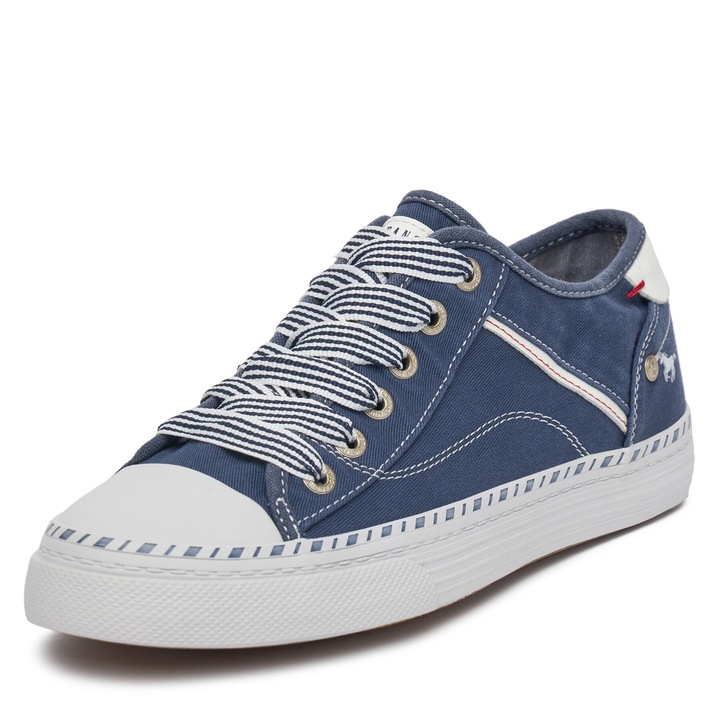 Tenisi dama Mustang 1376-303, tesatura, albastru