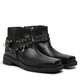 Botine dama Patrizia Pepe piele naturala, Negru
